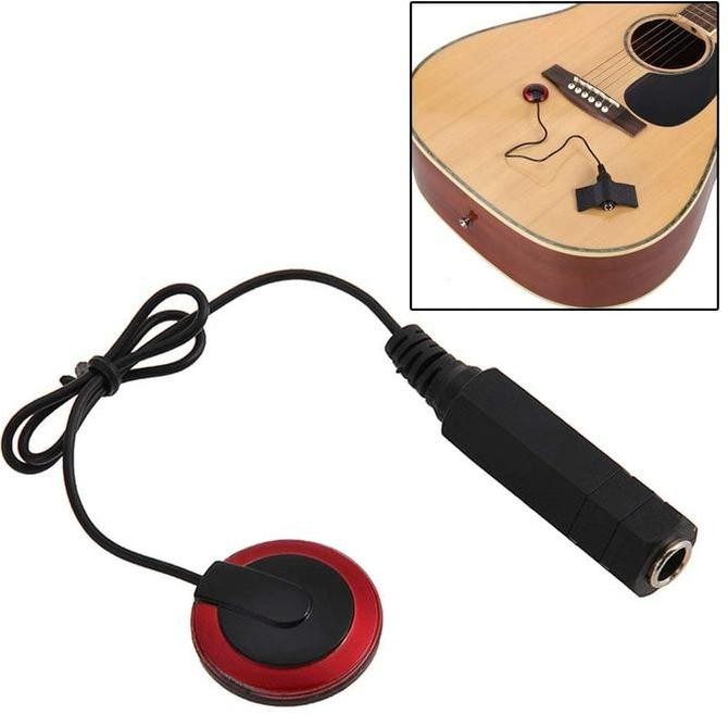 Mic Pickup Piezo Contact untuk Gitar Biola Ukulele - Microphone Akustik
