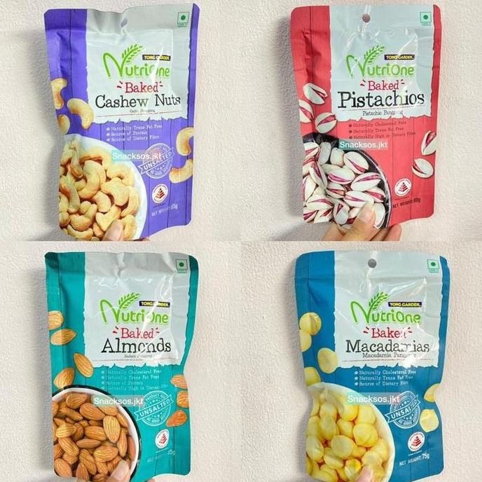 

TONG GARDEN NUTRIONE BAKED MACADAMIA / BAKED ALMOND / BAKED CASHEWNUT / BAKED PISTACHIOS - KACANG MALAYSIA
