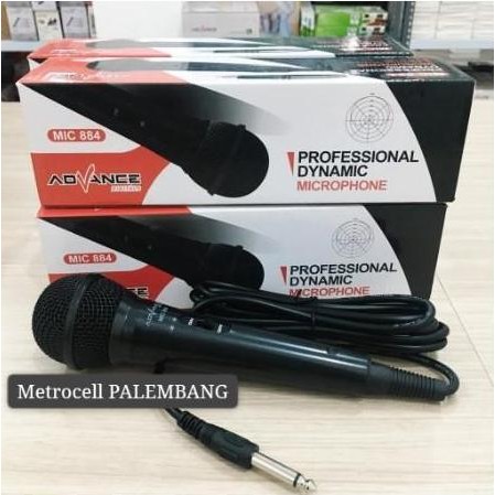 Advance 884 Mikrofon Profesional - Mic Kabel Dynamic Audio Recording