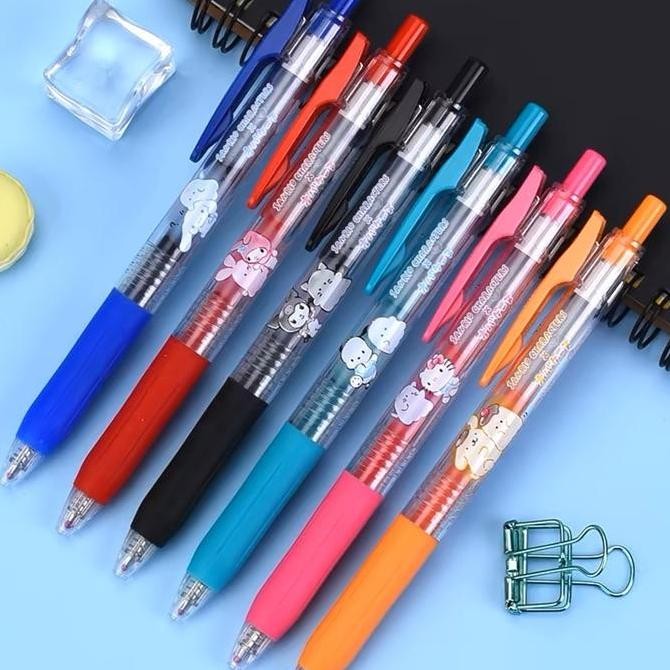 

Zebra Sarasa Sanrio X Obacane Cinnamoroll Kuromi Pochacco Pompompurin My Melody Hello Kitty Gel Ink Pen 0.5Mm Pulpen Limited Edition New Stok