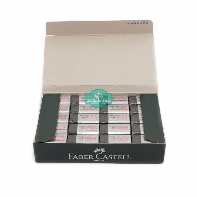 

Penghapus Pensil Faber Castell Kecil Hitam Setip Dust Free 2B - 1 Box Isi 40 Buah New Stok