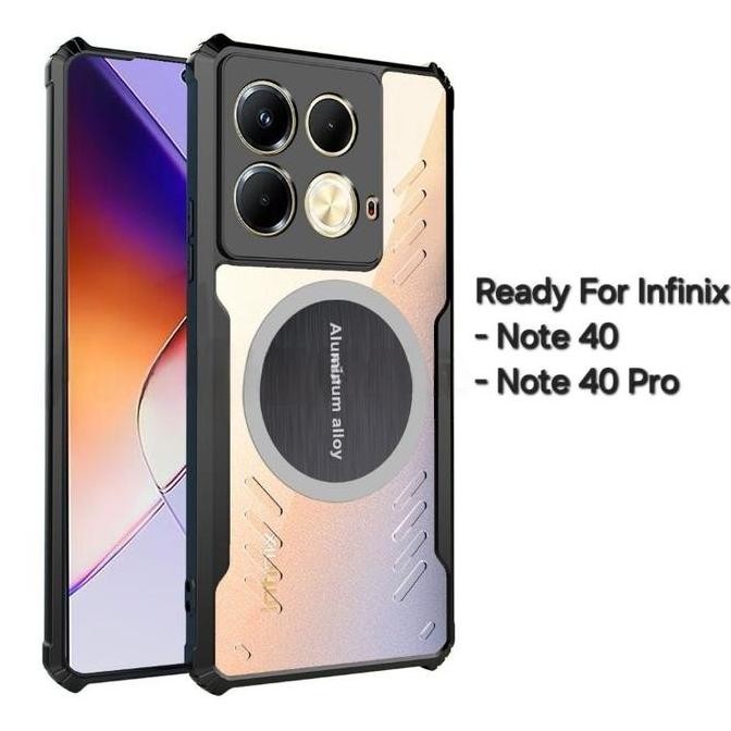 Soft Case Infinix Note 40 Pro+ Gaming Cooling Wireless Charger Magsafe