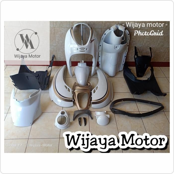 Full Set Full Body Bodi Kasar Halus + Baut Scoopy Karbu Scoopy Karbu Original Dan Terpercaya