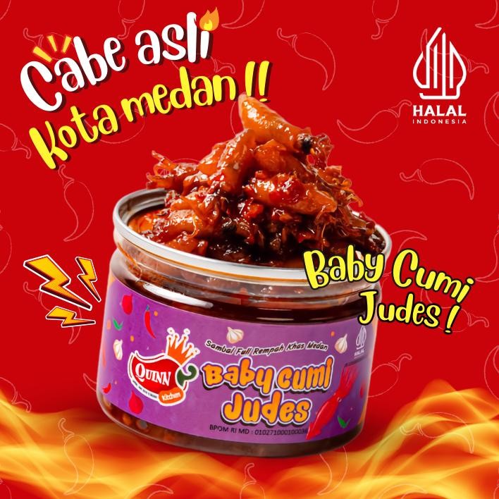 

Ct_C1077 Quinn Of Spicy Baby Cumi Judes 150G - Sambal Pedas By Kitchen Medan Fsd-34