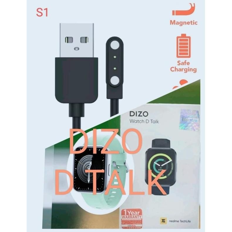 Dizo Watch 2 Smart Watch Kabel Charger Smartwatch Dizo D Talk Dizo Watch 2 Magnetic 2 Pin Kabel casa