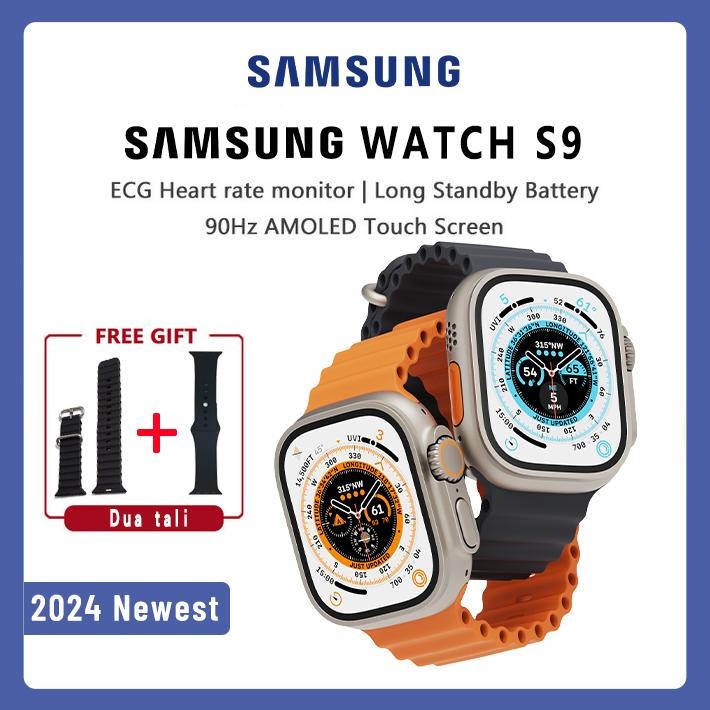 2024 ORI Samsung Smartwatch 2.02Inci Layar Sentuh 49mm Layar Penuh Sport Watch Jam Tangan Pintar Tah