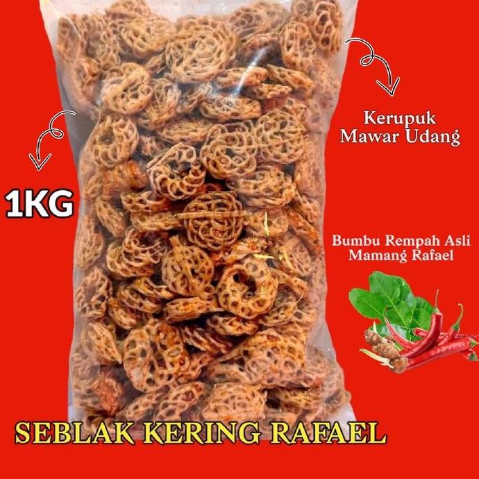 

Seblak Kering Rafael 1Kg Kerupuk Mawar Udang Food