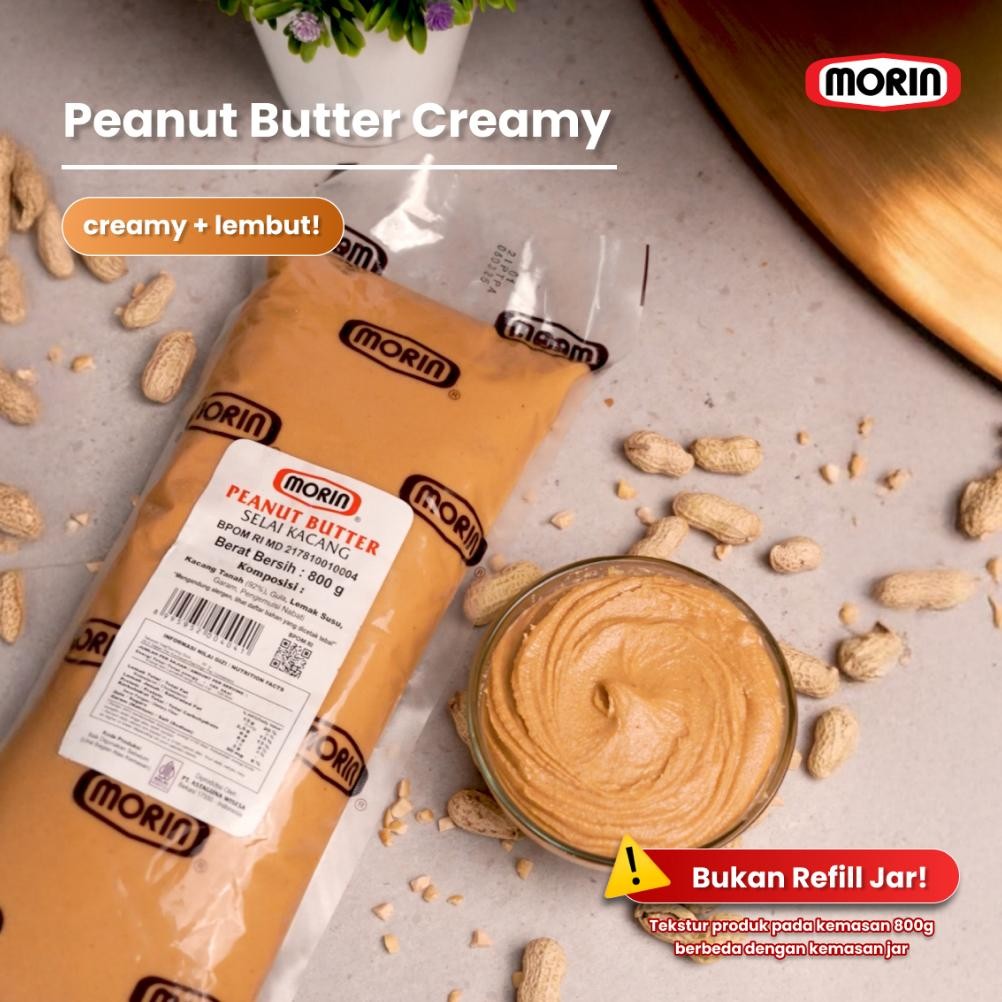 

Hot Morin Peanut Butter 800 Gr - Selai Kacang E-65
