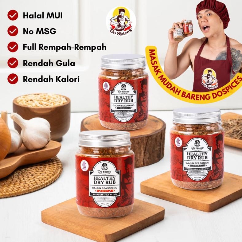 

Salt Do Spices Healthy Dry Rub Bumbu Marinasi Rendah Kalori [Cajun Seasoning] Rempah-Rempah Ty-35