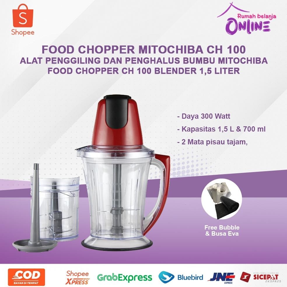 MITOCHIBA FOOD CHOPPER CH 100 CHOPPER MITOCHIBA CH 100CHOPPER MITOCHIBA ORIGINAL MURAH