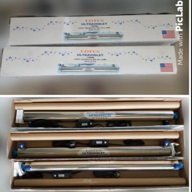 Tanias Uv Lotus 12 Gpm Lampu Ultraviolet Depot Isi Ulang Air Minum Terlaris