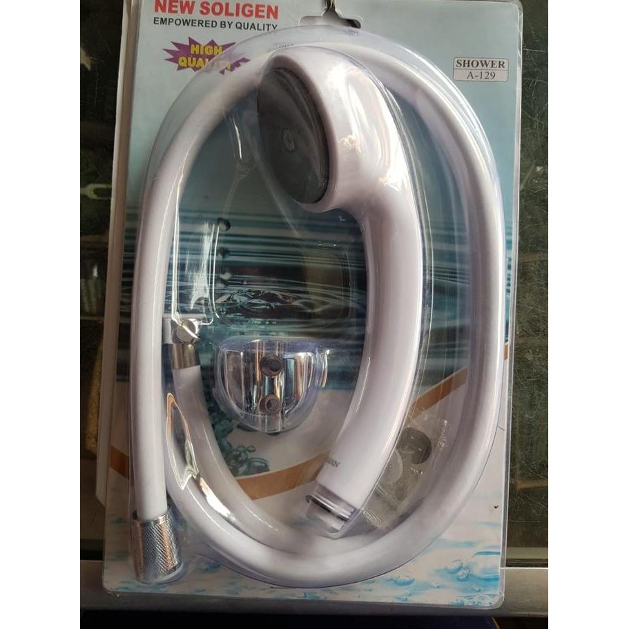 Hand Shower Pvc Plastik/ Shower Kamar Mandi/ Shower Set Baru