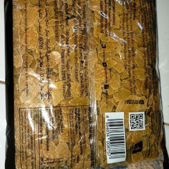 

Kerupuk Welco 350Gr Keripik Makanan Cemilan Pedas Kering Snack Goreng