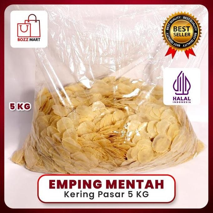 

Emping Melinjo 5 Kg Kering Pasar Asli Kebumen - Makanan Goreng Food Snack Keripik Cemilan Crispy