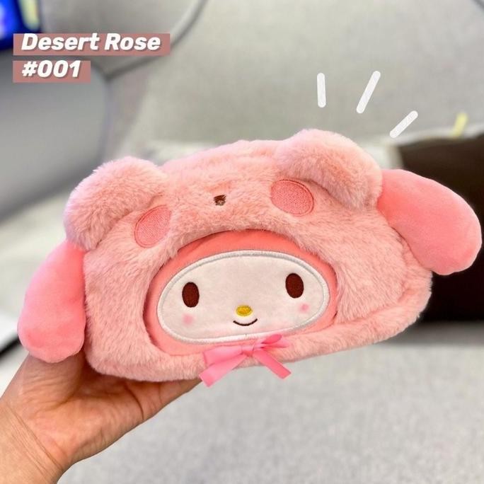 

Tempat Pensil Kosmetik Dompet My Melody Kuromi Cinnamoroll Pochacco. New Stok