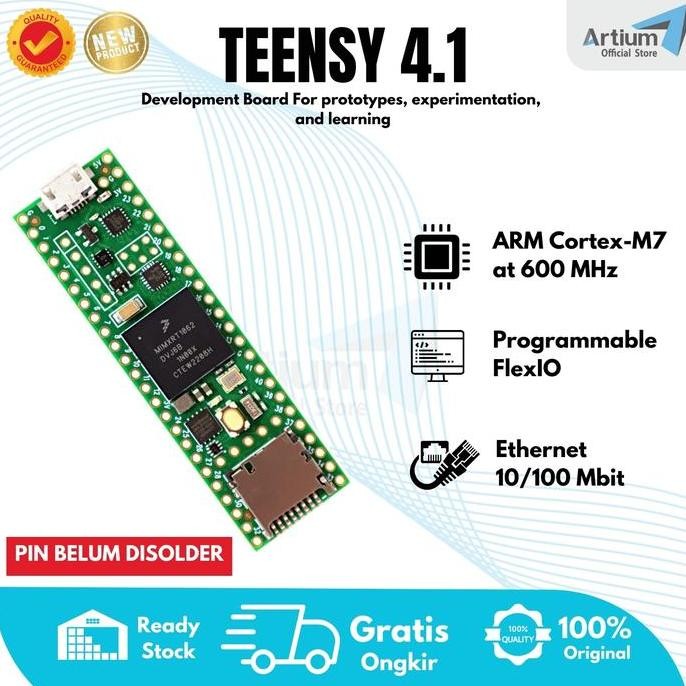 TERLARIS - Teensy 4.1 ARM Cortex-M7 600 MHz Development Board i.MX RT1062 | Compatible with: Arduino