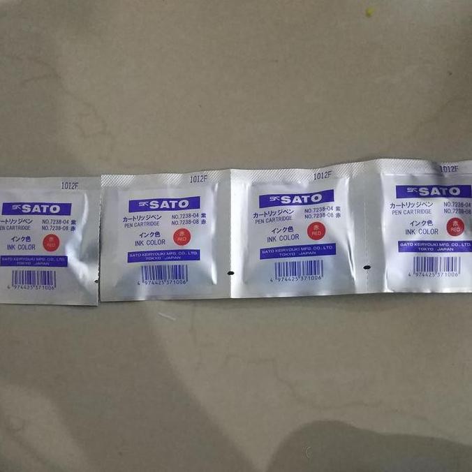 

Pen Cartridge RED SATO II Thermohygrograph