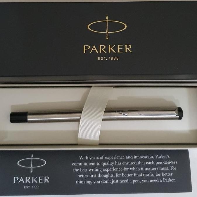 

Parker Vektor Stainless Steel Ct Klip Silver Roller Ball New Stok