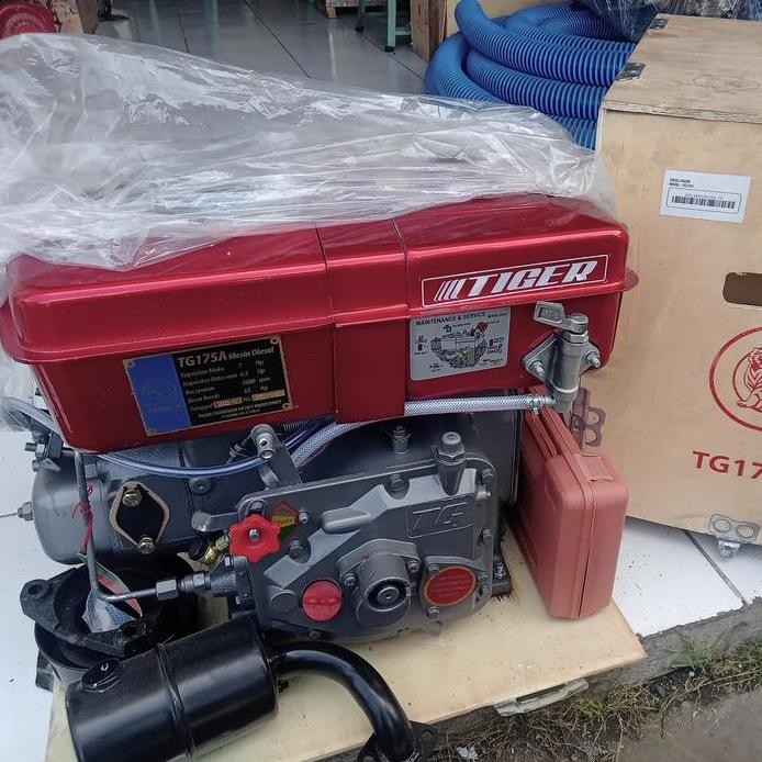 ready  mesin diesel 7pk model dongfeng R175 engine