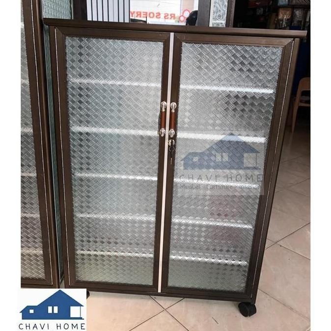 TERLARIS - Rak sepatu aluminium lemari sepatu tempat sepatu shoes rack 5 susun