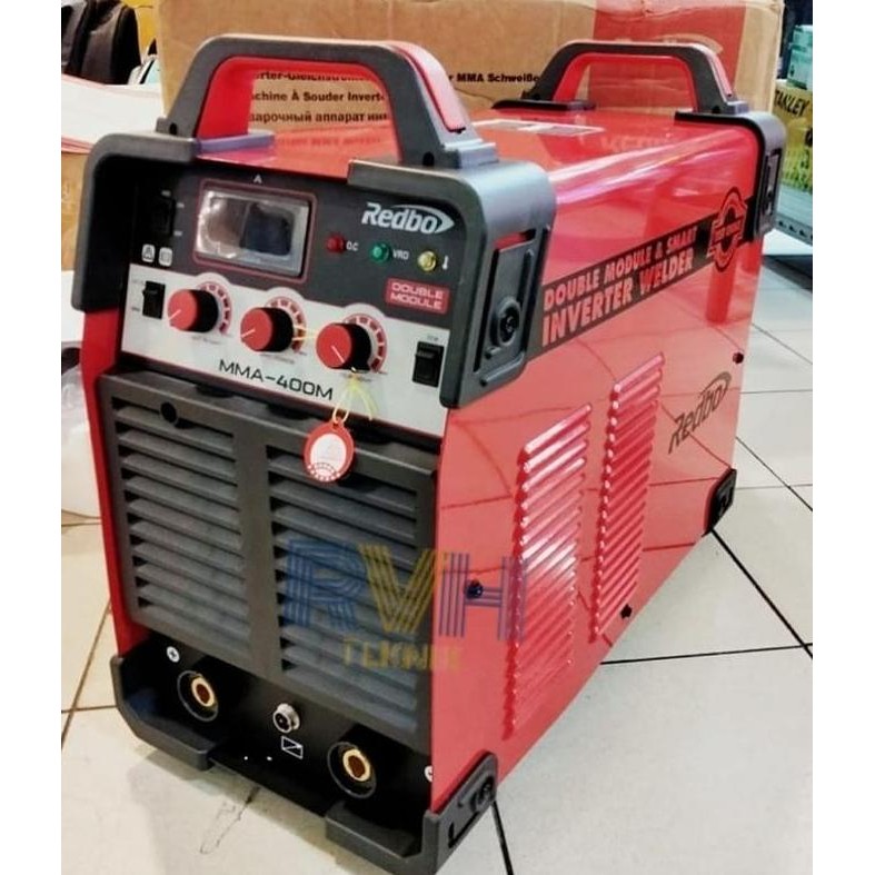 ready  REDBO MMA-400M MESIN TRAVO LAS LISTRIK INVERTER 3 PHASE 380V MMA400M