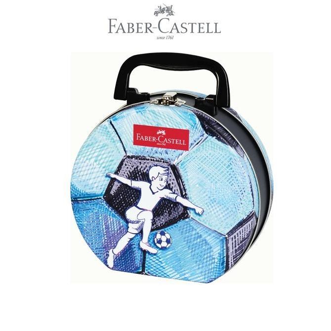 

Faber-Castell Spidol Warna Anak Kreatif Connector Pen Seri Soccer Gift Tin, Set 33 Warna New Stok