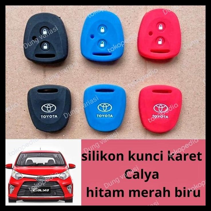 HOT DEAL SILIKON/KONDOM KUNCI REMOT MOBIL TOYOTA CALYA 