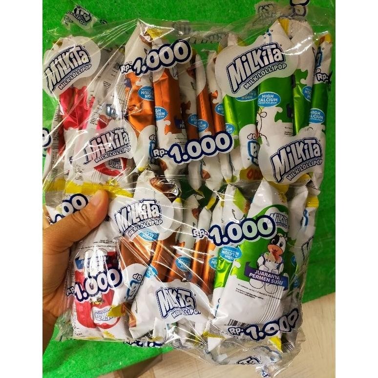 

Permen Milkita Lollipop 9gr (Isi 30)
