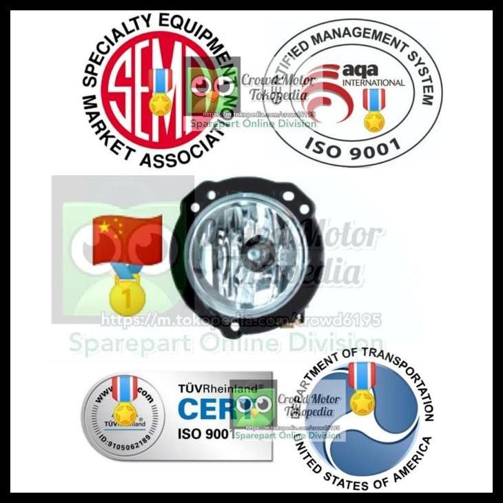 BEST DEAL 1SET LAMPU FOGLAMP AVANZA 2012 KEATAS AFTEMARKET CHINA WORLD CLASS 