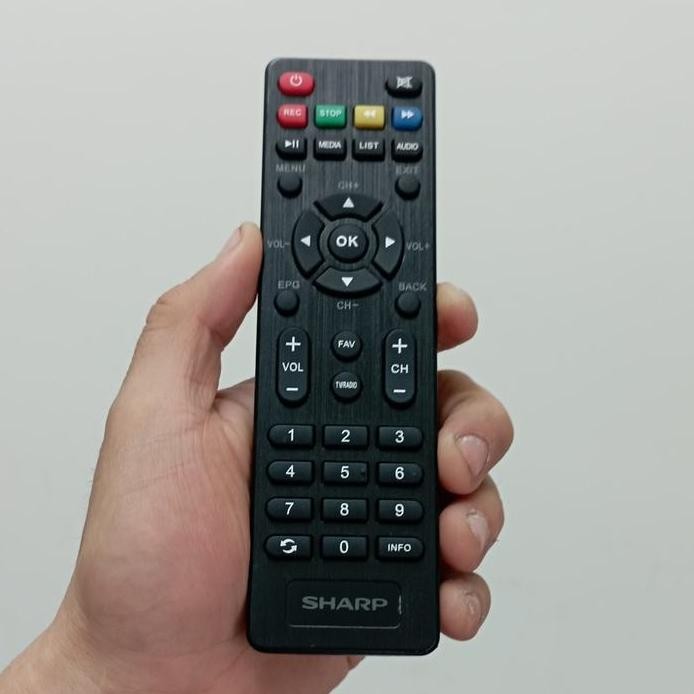 Remote Set Top Box Up Box STB DVB- T2 Sharp DD001I murah