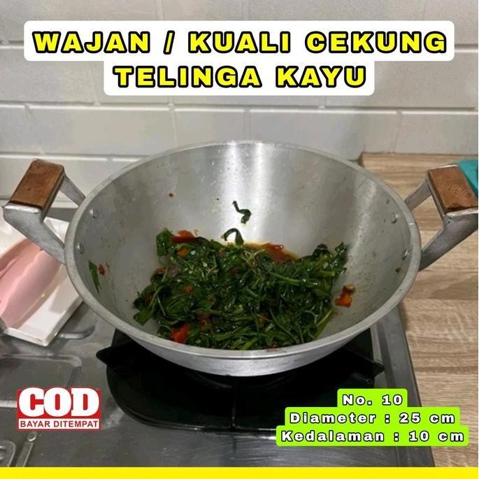 

WAJAN PANCI CEKUNG / KUALI KUWUNG TELINGA KAYU ALUMUNIUM TEBAL ED NASIONAL PENGGORENGAN WAJAN KUALI SAYUR TEBAL MURAH ACOR SEBLAK wajan anti lengket murah wajan mie wajan sayur wajan godok wajan cekung tebal wajan cekung jumbo wajan cekung kecil no. 10