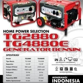 ready  Genset 2800 watt. Tiger TG4880E. Double stater