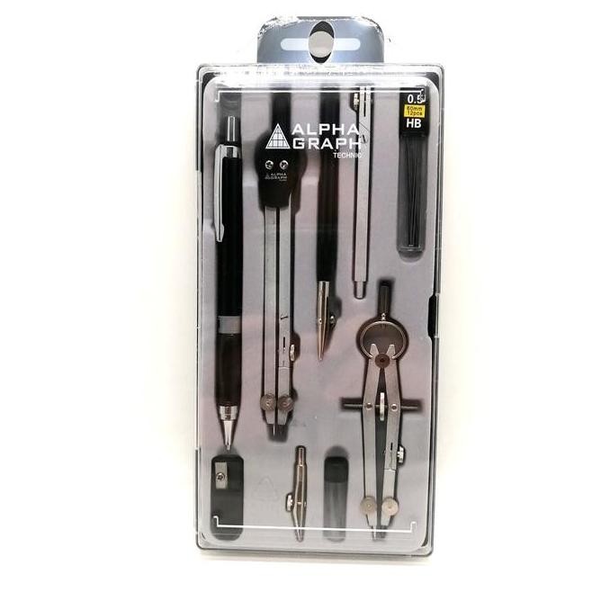 

Jangka Alpha Graph Technic Set New Stok
