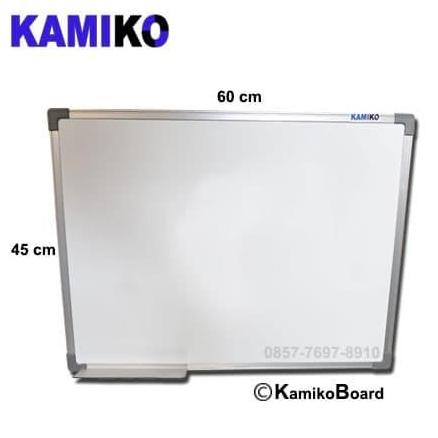 

Whiteboard Kamiko Uk 45 Cm X 60 Cm Gantung Magnetic New Stok