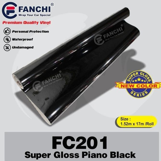 

ROLL Sticker Fanchi FC201 Super Gloss Glossy Piano Black 152cm ROLL