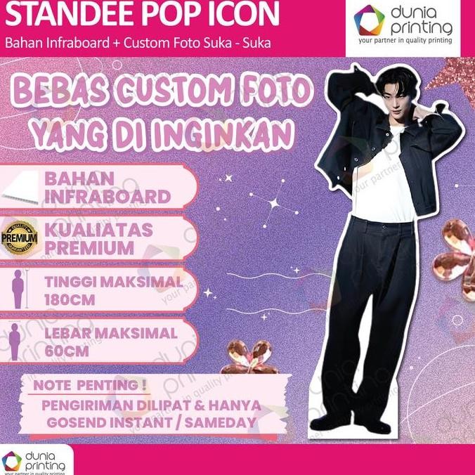 Standee Pop Icon / Standee Kpop / Human Stande Real Size