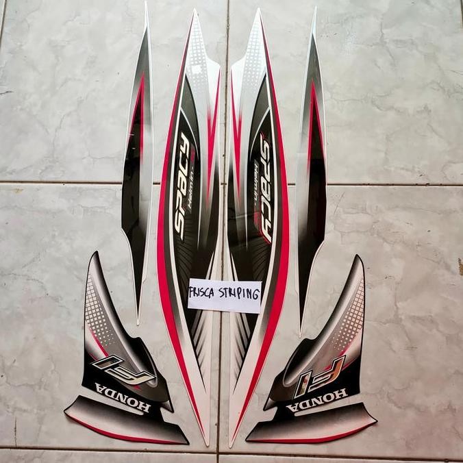 striping stiker spacy fi injeksi putih 2011 2012