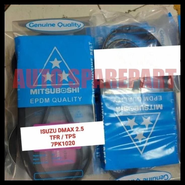 GRATIS ONGKIR FAN VAN V BELT TALI KIPAS 7PK1020 DMAX D-MAX 2.5CC TFR TPS 7PK-1020 