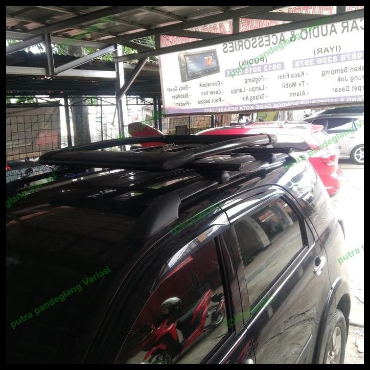 BEST DEAL ROOF RACK BAGASI ATAS MOBIL FORTUNER LAMA + CROSS BAR 