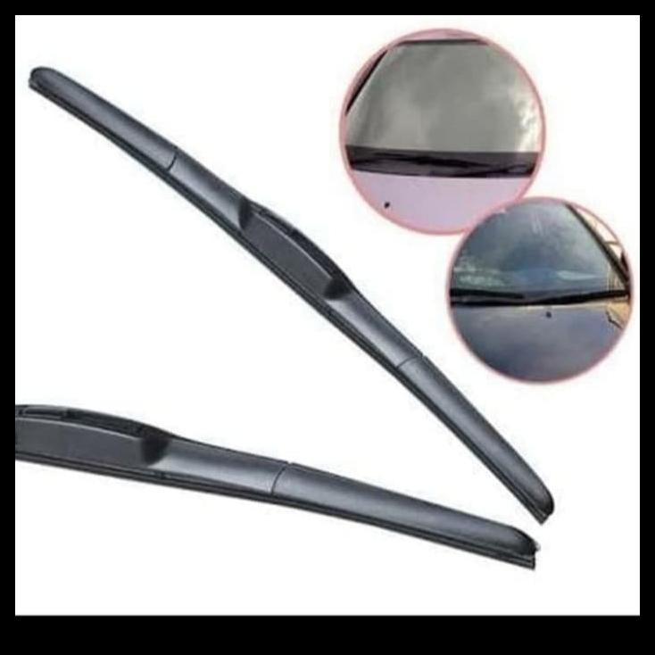 HOT DEAL CARALL HYBRID SEPASANG WIPER KACA DEPAN MOBIL COLT T 120 SS 16&16 