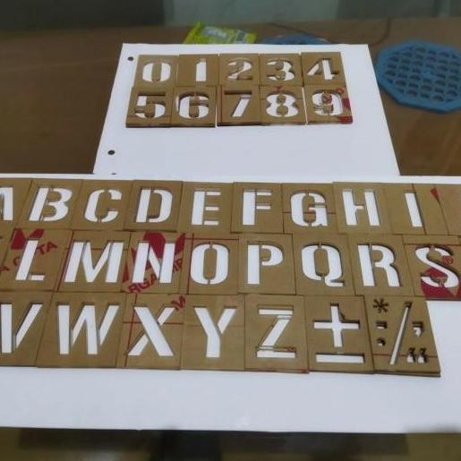 

Mal Cetakan Huruf Angka Stencils Stensil Akrilik Pylox Cat Semprot Kualitas Terbaik Harga Termurah