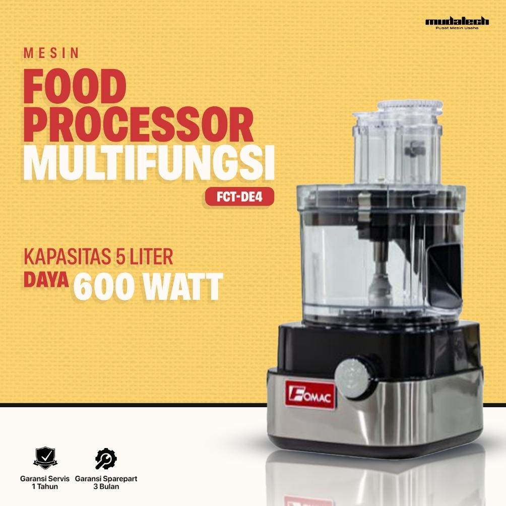 Mesin Pemotong Kentang Wortel Dadu Alat Chopper Daging Multifungsi FCT-DE4 FOMAC MURAH