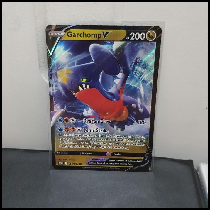 Garchomp V RR 054/067 | Kartu Pokemon TCG Indonesia