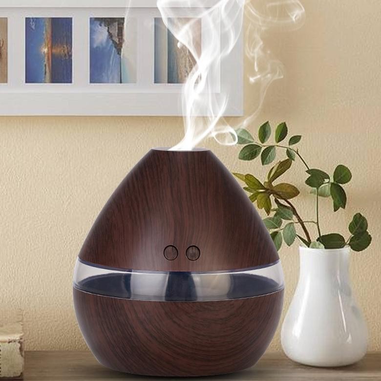 Humidifier diffuser aromaterapi Taffware Humidifier Aromatherapy Air Humidifier Wood 300ml H218 DiM