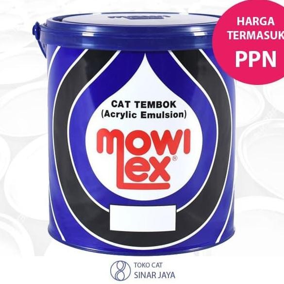 Cat Taman Mowilex Emulsion 1Ltr (Putih, Hitam, Coklat) Harga Spesial!