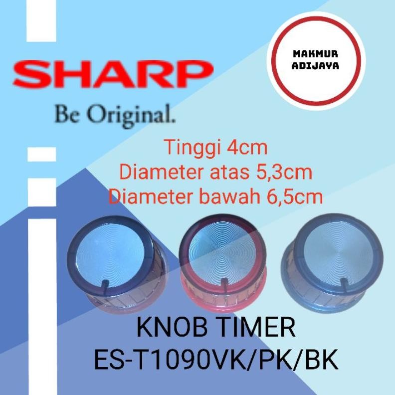 Knop Timer Mesin Cuci Sharp Original untuk model ES-T1090VK ES-T1090PK ES-T1090BK DiM