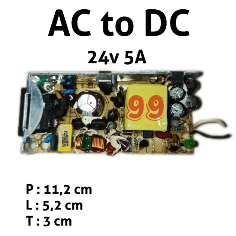 Power supply 24v 5A  tenaga badak smps 24v 5A adaptor 24v 5A DiM