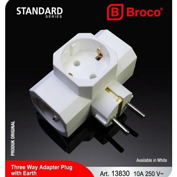 STEKER T BROCO ARDE / SAMBUNGAN BROCO / SAMBUNGAN KABEL T BROCO / BROCO STEKER T / ARDE STEKER T BRO