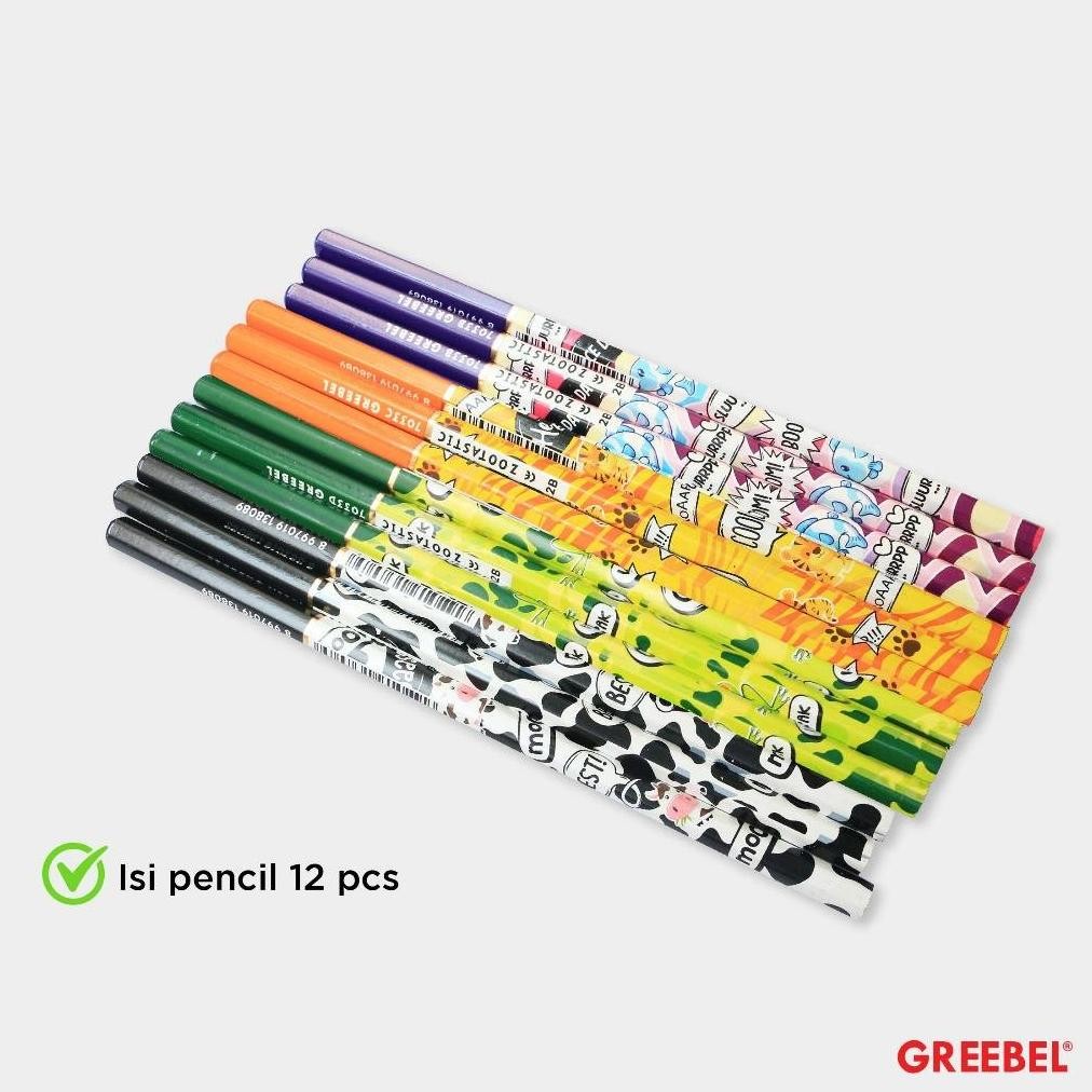 

Gfd-6 Greebel Pensil Kayu 2B (7033) Zootastic / Pensil Tulis / Grafit / Graphite / Pensil Ujian Sekolah / Pensil Gambar Gfd-6