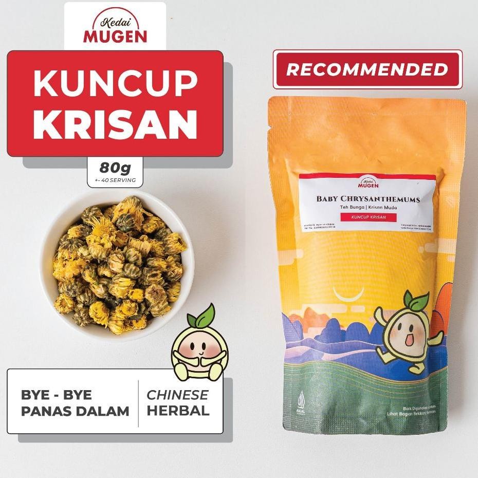 

Kedai Mugen Golden Baby Chrysanthemum Flower Tea Teh Bunga Kuncup Krisan 80G